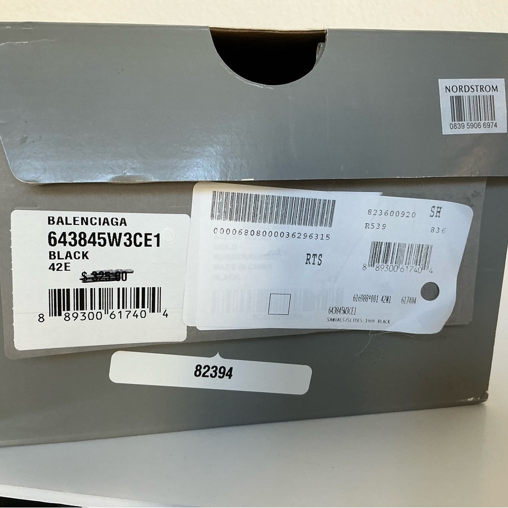 Balenciaga Black Slippers 42 - Picture 6 of 6